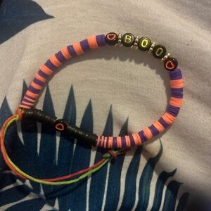 Halloween phone charm wristlet with 'BOO' Letters